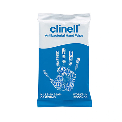 clinell hand wipe image